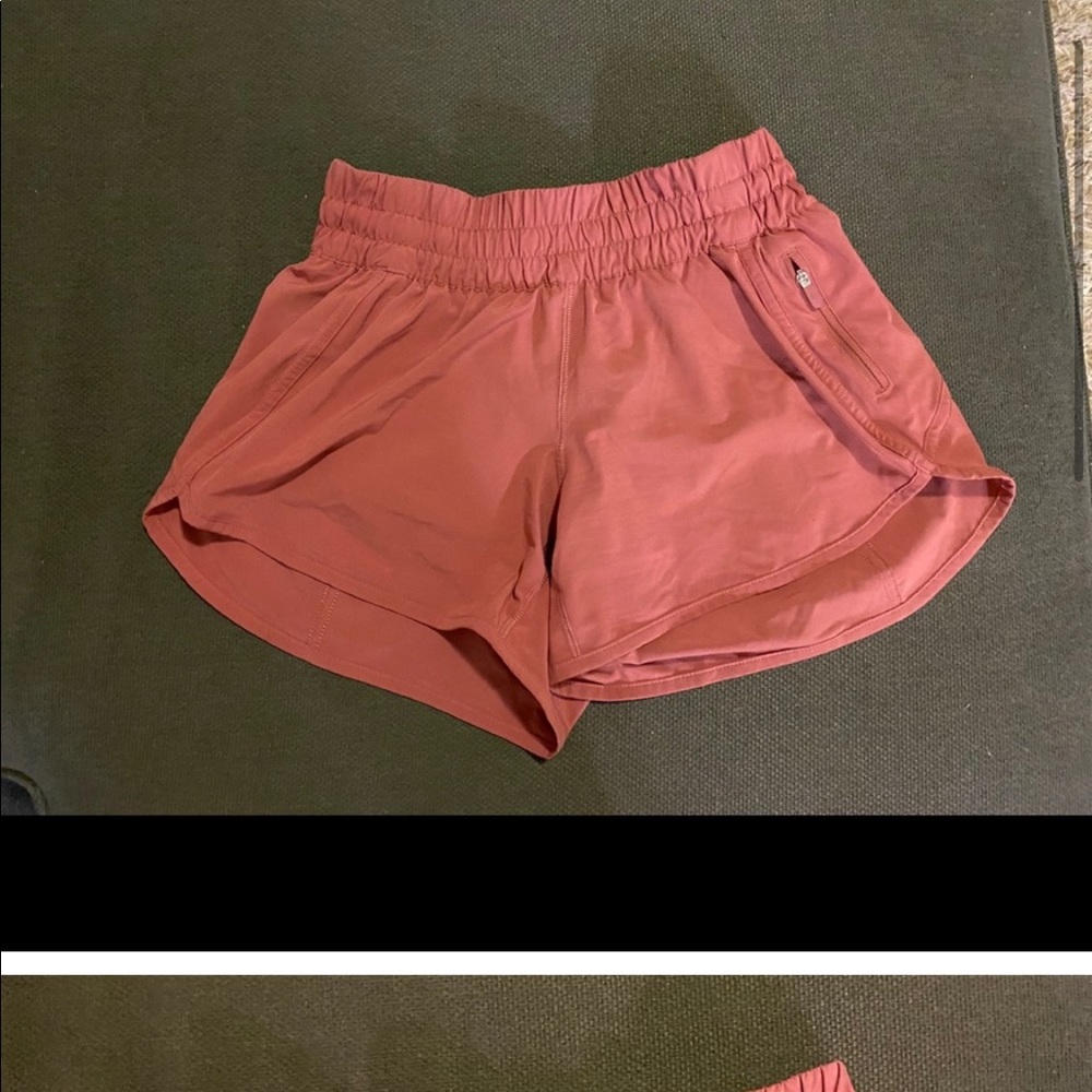 Lululemon running shorts pink size 6 worn once